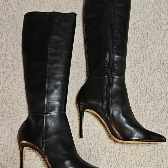 Schutz Mikki Up Knee High Black Boot - US 7B - Picture 6 of 8